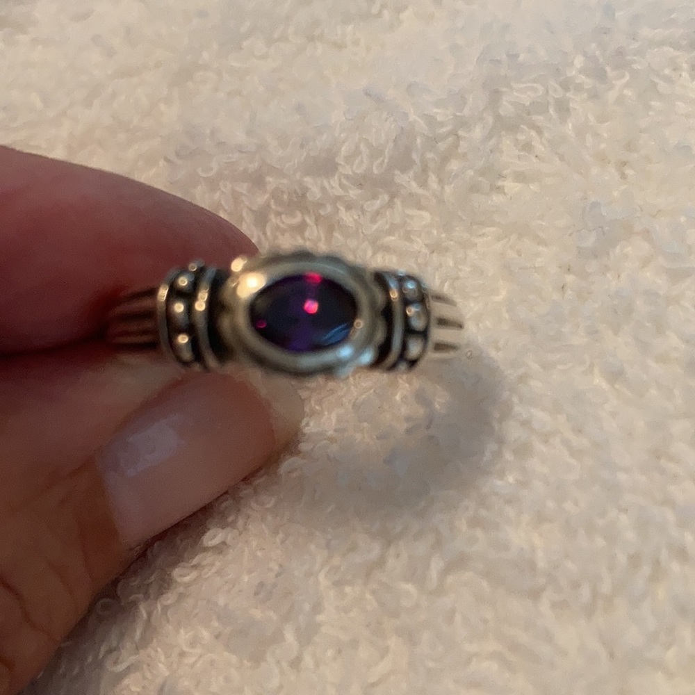 Silver Amethyst Ring